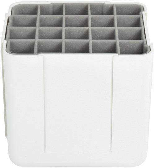 Deflecto Interlocking Marker Organizer-White, 4.4"Wx4.3"Hx4"D 29123CR