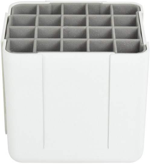 Deflecto Interlocking Marker Organizer-White, 4.4"Wx4.3"Hx4"D - 29123CR Deflecto Interlocking Marker Organizer-White, 4.4"Wx4.3"Hx4"D - 29123CR