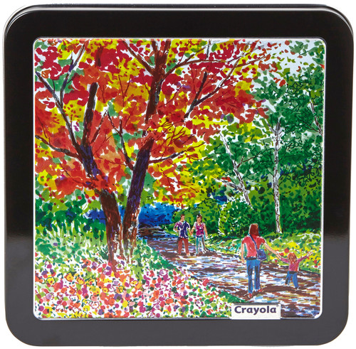 Crayola Signature Sketch & Detail Dual-Tip Markers W/Tin-Assorted Colors 16/Pkg - 58-6511 Crayola Signature Sketch & Detail Dual-Tip Markers W/Tin-Assorted Colors 16/Pkg - 58-6511