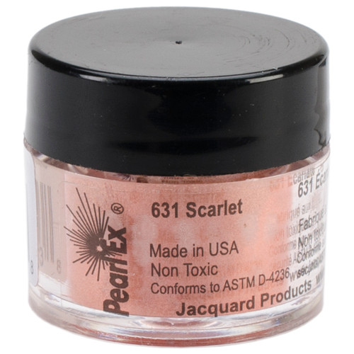 Jacquard Pearl Ex Powdered Pigment 3g-Scarlet JACU-631 - 743772029038