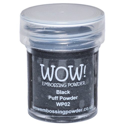 WOW! Embossing Powder 15ml-Black Puff - WOW-WP02 - 50602105208305060210520830 WOW! Embossing Powder 15ml-Black Puff - WOW-WP02 - 50602105208305060210520830