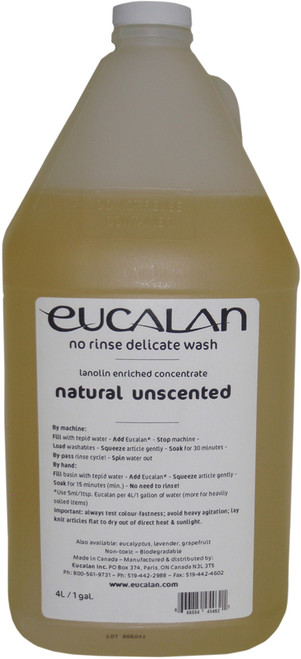 Eucalan Fine Fabric Wash 1gal-Unscented - 45462 - 666884454621