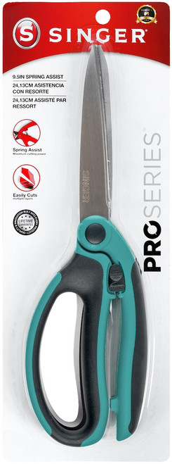 Singer ProSeries(TM) Spring Assist Scissors 9.5"-W/Comfort Grip - 00565 - 075691005658