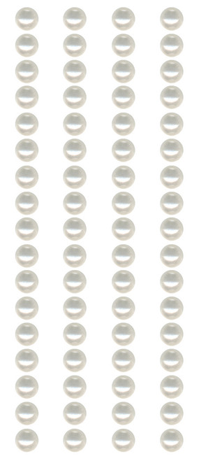 Mark Richards Crystal Stickers Pearls 5mm Round 68/Pkg-Natural - CSP5MM-1952 Mark Richards Crystal Stickers Pearls 5mm Round 68/Pkg-Natural - CSP5MM-1952