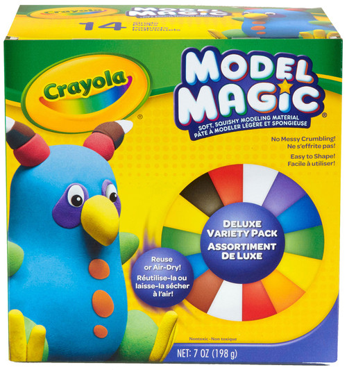 Crayola Model Magic .5oz 14/Pkg-Assorted Colors 23-2403 - 071662024031