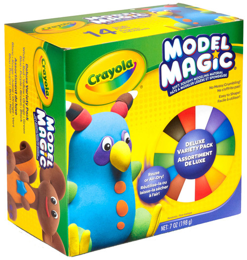 Crayola Model Magic .5oz 14/Pkg-Assorted Colors - 23-2403