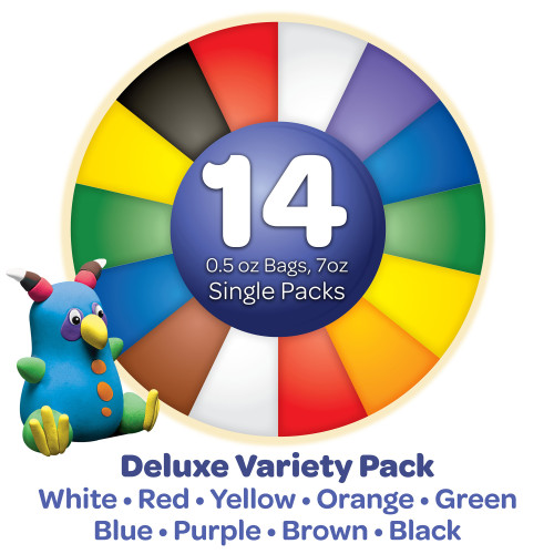 Crayola Model Magic .5oz 14/Pkg-Assorted Colors - 23-2403
