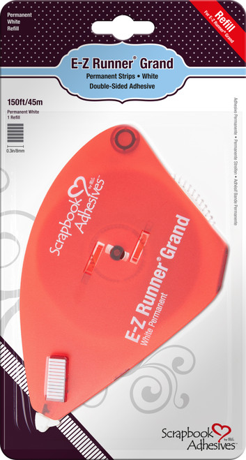 Scrapbook Adhesives E-Z Runner Grand Adhesive Refill-Permanent, .3"X150' -1251-6 - 093616012512