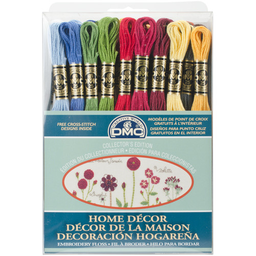 DMC Embroidery Floss Pack 8.7yd-Home Decor 36/Pkg - 7F25HDC - 077540919307