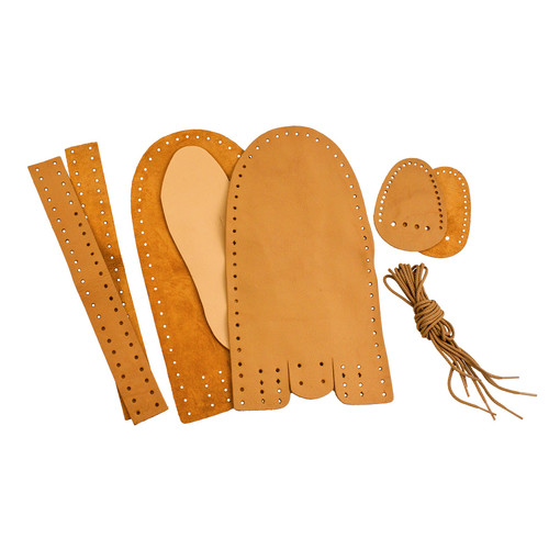 Realeather(R) Crafts Leather Moccasin Kit-Size 8/9 C4604-03
