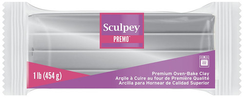 Sculpey Premo Polymer Clay 1lb-Silver PE1-5129 - 715891512913