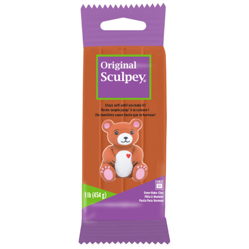 Sculpey Original Polymer Clay 1lb-Terra Cotta - S01T