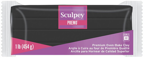 Premo Sculpey Polymer Clay 1lb-Black -PE1-5042 - 715891504215