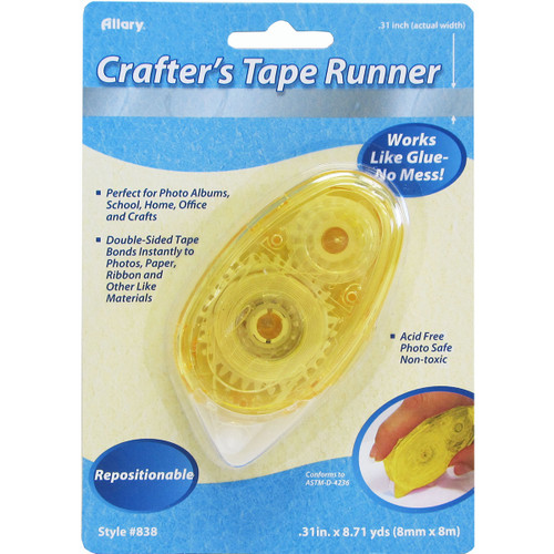 Repositionable Scrapbook Tape Runner-.31"X275" 838 - 750557008386