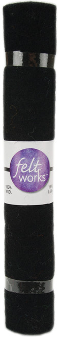 Dimensions Feltworks Felt Roll 12"X12"-Black 72F-73345 - 088677733452