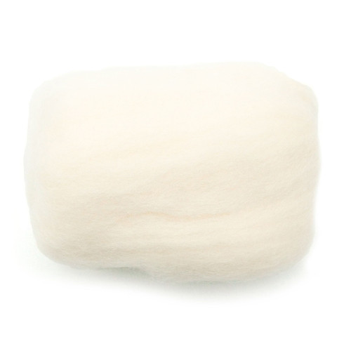 Clover Natural Wool Roving .3oz-Off White - 79R-7920 Clover Natural Wool Roving .3oz-Off White - 79R-7920