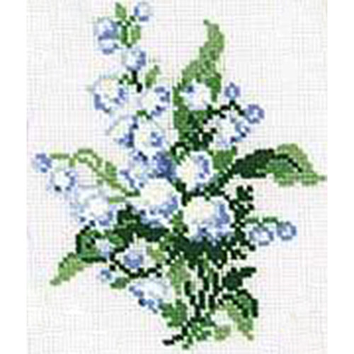 RIOLIS Counted Cross Stitch Kit 5"X6.25"-Lily Of The Valley (15 Count) R241