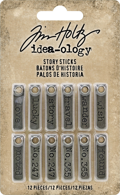 Idea-Ology Metal Story Sticks .25"X1"-12/Pkg - TH93680 - 040861936803