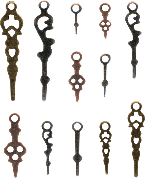 Idea-Ology Metal Clock Hands 12/Pkg-Assorted Sizes - TH93693
