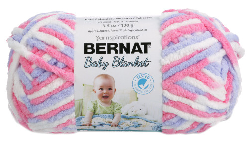 Bernat Baby Blanket Yarn-Pink & Blue Ombre - 161103-3305 - 057355330122