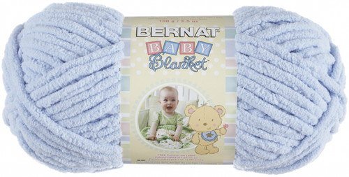 Bernat Baby Blanket Yarn-Baby Blue - 161103-3202 - 057355330108