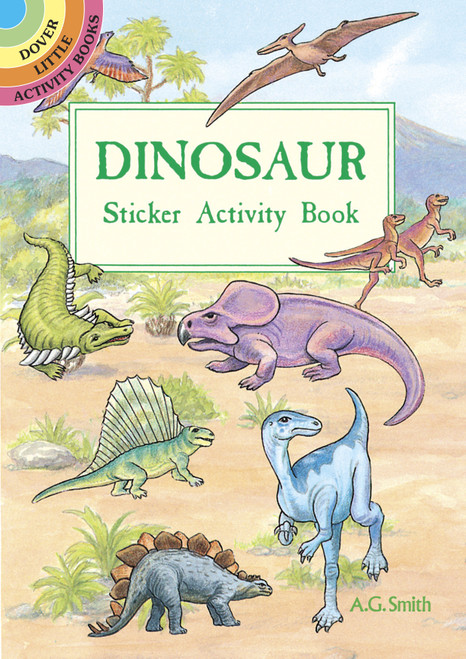 Dover Publications-Dinosaur Sticker Activity Book DOV-40053 - 8007594005399780486400532