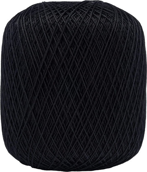 Aunt Lydia's Classic Crochet Thread Size 10-Black - 154-12