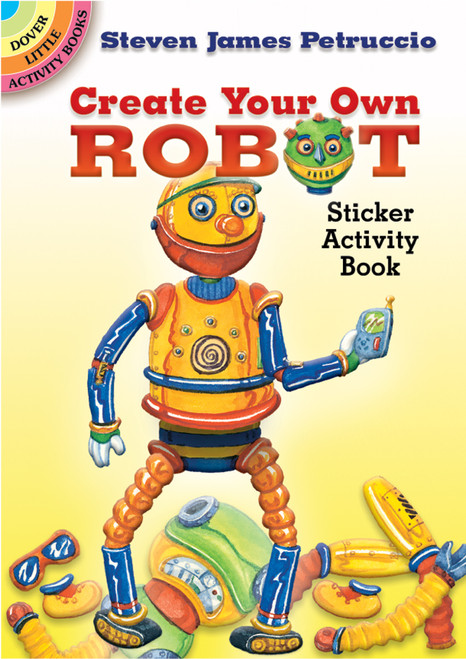 Dover Publications-CYO Robot Sticker Activity Book -DOV-44878 - 8007594487849780486448787