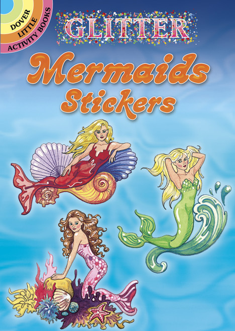 Dover Publications-Glitter Mermaids Stickers -DOV-45674 - 8007594567419780486456744
