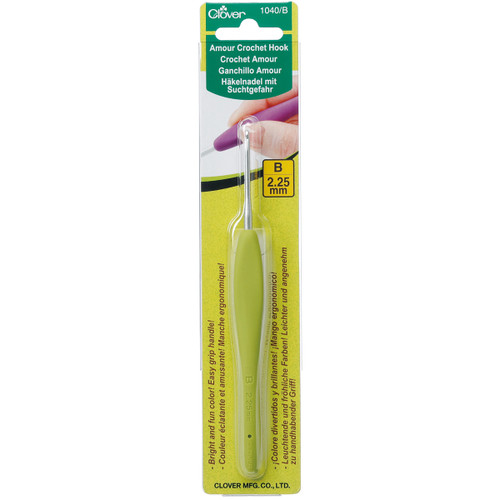 Clover Amour Crochet Hook-Size B1/2.25mm 1040/B - 051221710407