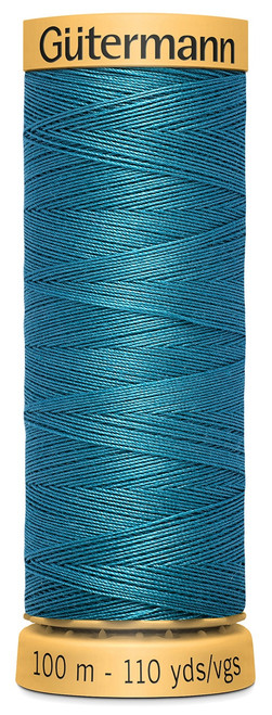 Gutermann Natural Cotton Thread 110yd-Turquoise Blue - 103C-7540 - 077780011212