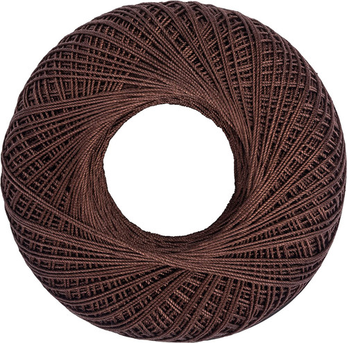 Aunt Lydia's Classic Crochet Thread Size 10-Fudge Brown - 154-131