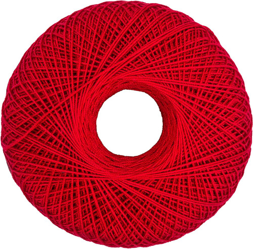 Aunt Lydia's Classic Crochet Thread Size 10-Victory Red - 154-494