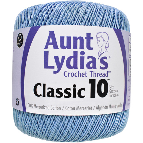 Aunt Lydia's Classic Crochet Thread Size 10-Delft 154-480 - 073650907937