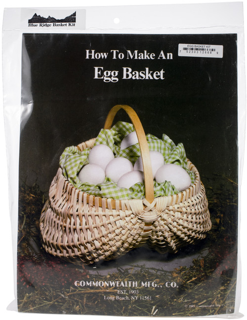 Commonwealth Blue Ridge Basket Kits-Egg Basket 7"X7" 12668 - 752303126689
