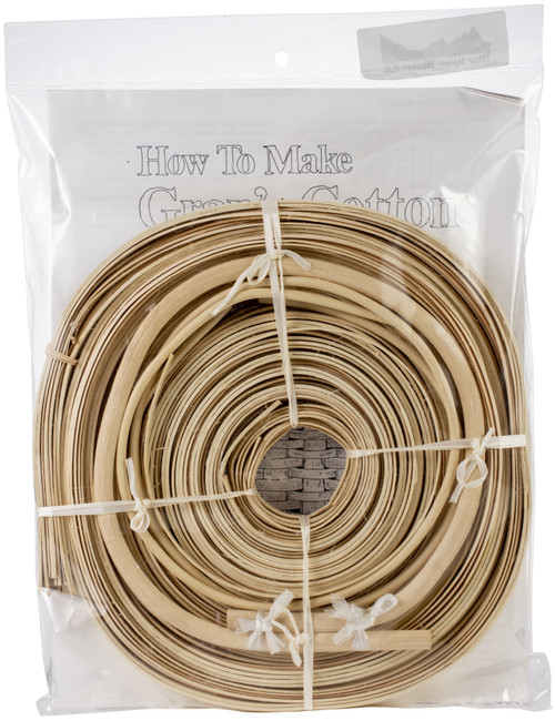 Commonwealth Blue Ridge Basket Kits-Grans Cotton Basket 9.5"X7" - 12648 Commonwealth Blue Ridge Basket Kits-Grans Cotton Basket 9.5"X7" - 12648