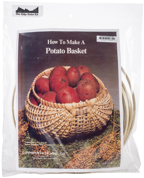 Commonwealth Blue Ridge Basket Kits-Potato Basket 7"X12"X12" - 12664 - 752303126641