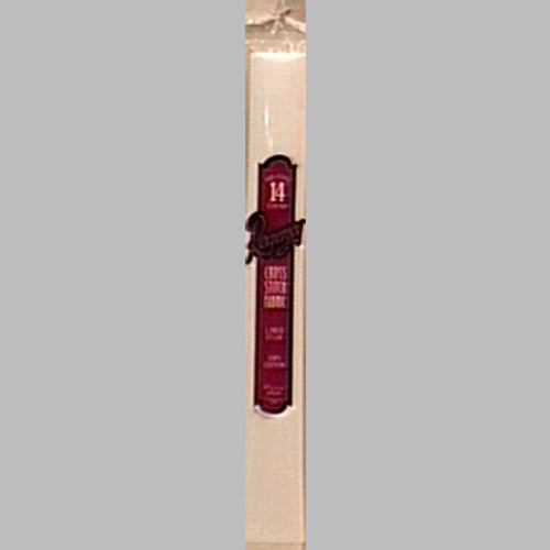 Charles Craft Silver Label Aida 14 Count 15"X18" Soft Tube-White - TC8436-6750 - 078243046529
