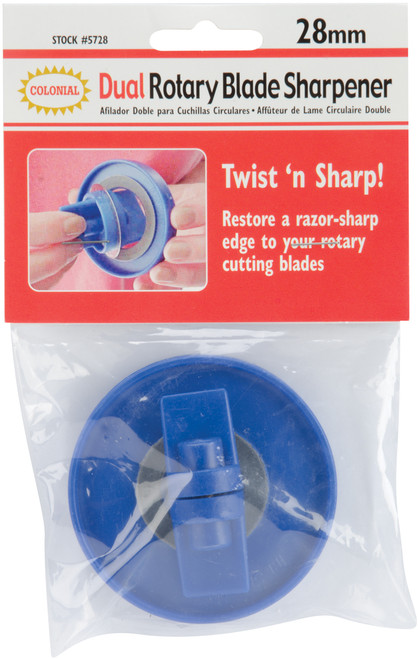 Colonial Needle Rotary Blade Sharpener-For 28mm Blades - 5728 - 707285357286 Colonial Needle Rotary Blade Sharpener-For 28mm Blades - 5728 - 707285357286