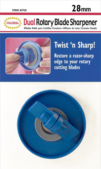 Colonial Needle Rotary Blade Sharpener-For 28mm Blades - 5728 Colonial Needle Rotary Blade Sharpener-For 28mm Blades - 5728