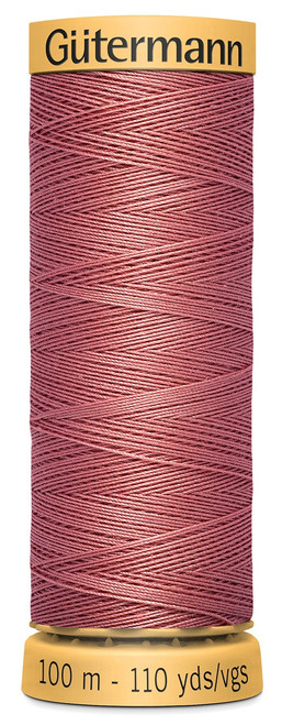 Gutermann Natural Cotton Thread 110yd-Strawberry 103C-5160 - 077780010673