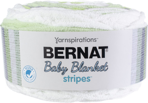 Bernat Baby Blanket Stripes Yarn-Sprouts - 161260-60008 - 057355426894