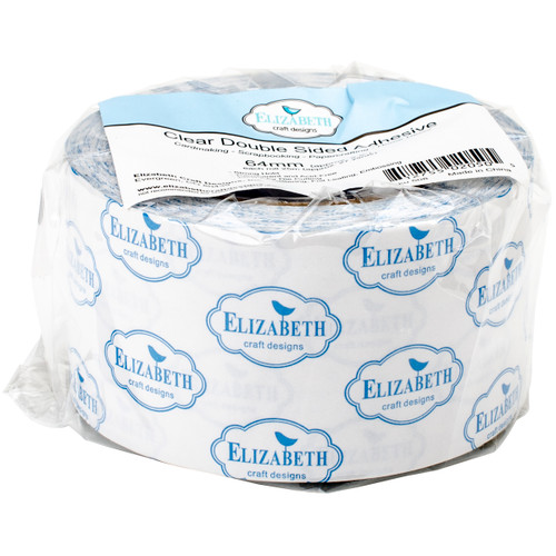 Elizabeth Craft Clear Double-Sided Adhesive Tape-2.5"X27yd - EC508 - 812755020505