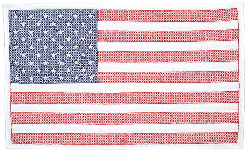 Jack Dempsey Stamped White Wall Or Lap Quilt 36"X36"-U.S.A. - 739 450