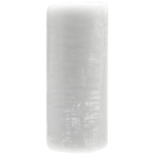 Falk Glimmer Tulle 6"X25yd Spool-White 11101 - 717371111012