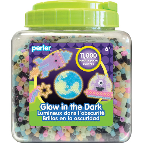 Perler Fused Beads 11,000/Pkg-Glow In The Dark - 80-17015 - 048533170159