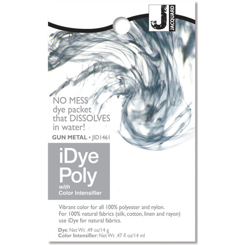 Jacquard iDye Poly Fabric Dye 14g-Gun Metal - IPOLY-461 - 743772027713