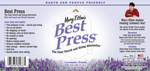 Mary Ellen's Best Press Refills 1gal-Lavender Fields - 600G-37