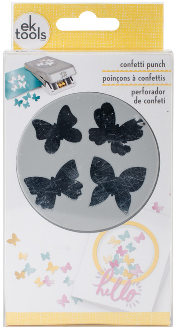 EK Large Punch-Confetti Butterfly - E5430308 - 015586786590