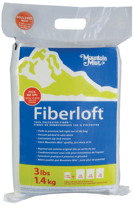 Mountain Mist Fiberloft Polyester Stuffing-3lbs - 303MM - 034072002860